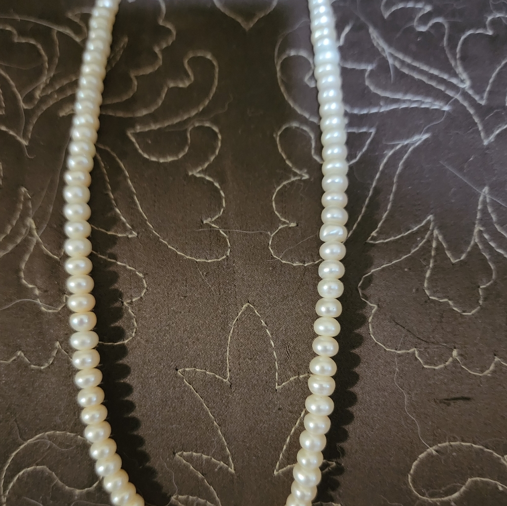 18 in. Vintage Japanese  Freshwater Pearls - Picture 5 of 6